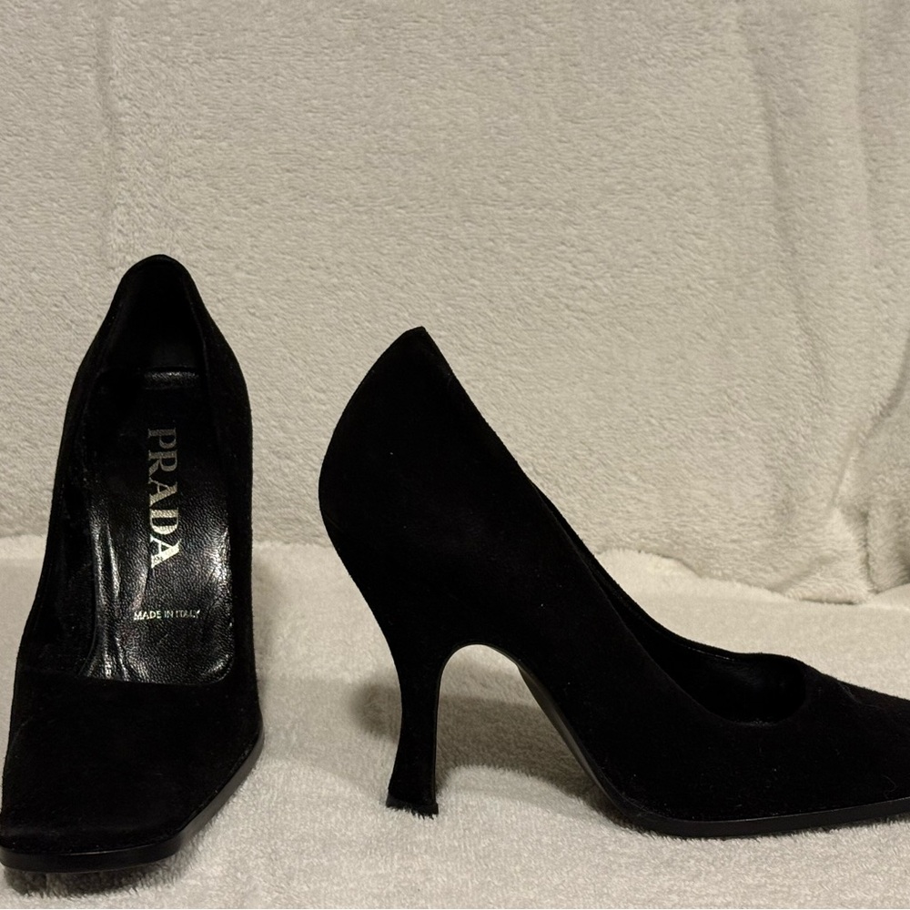 Prada Women's Classic Black Heels